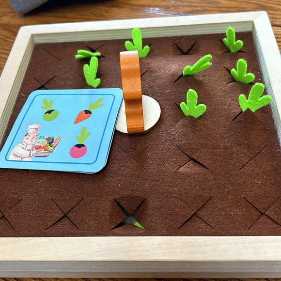 Infant Usborne books and Bright Rise Harvest memory game. Wooden. - Picture 6 of 11